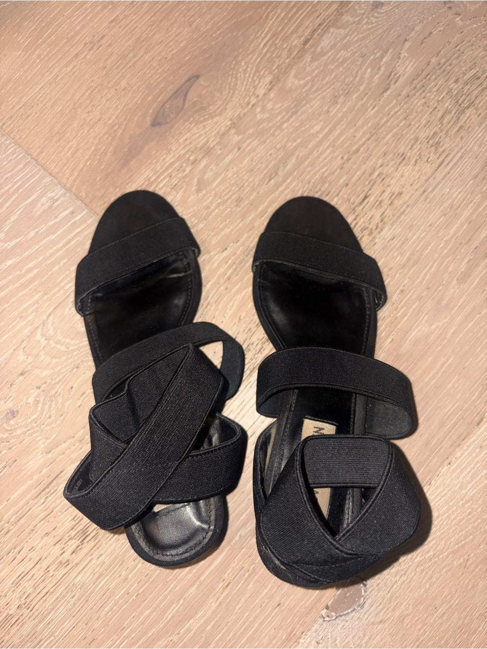 Steve Madden Strappy Black Suede Sandals